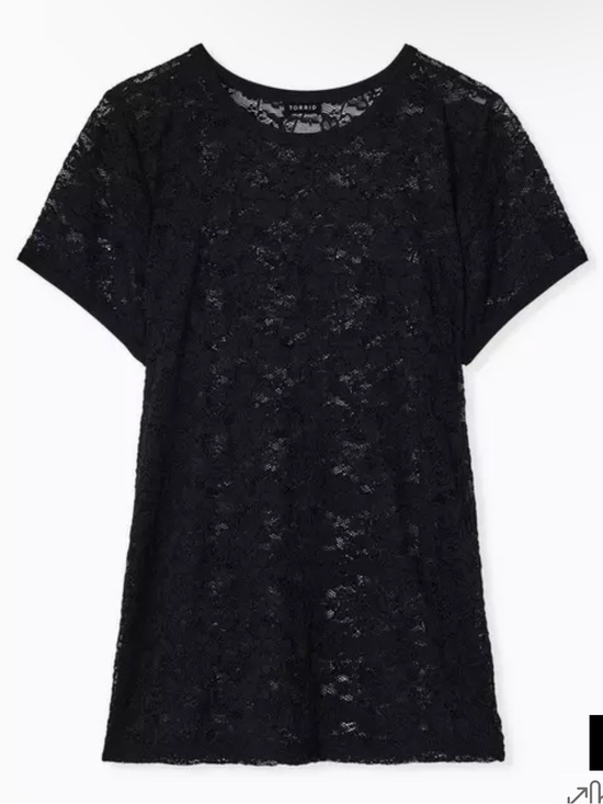 torrid Tops - NWOT Torrid black lace top